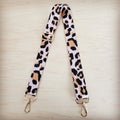 Adjustable Leopard Print Nylon Crossbody Bag Strap
