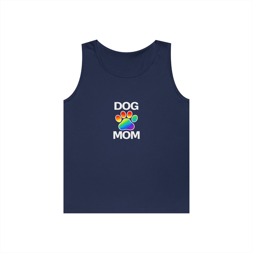 Pride Dog Mom Unisex Heavy Cotton Tank Top (9 Colors)