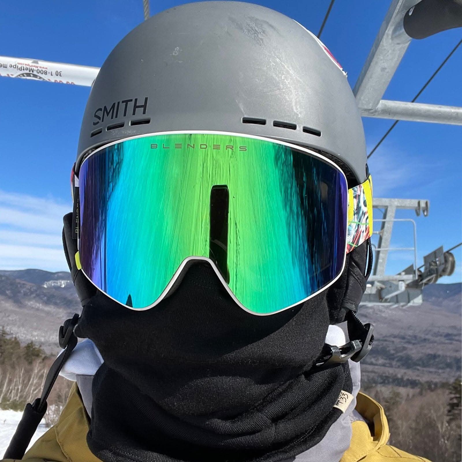 Heavyweight Brushed Merino Wool Balaclava - Black Unisex Ski Mask