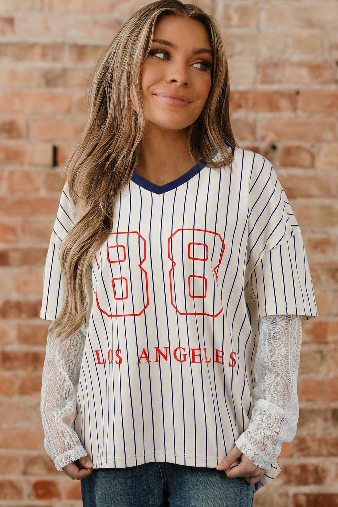 Holly Faux Two Piece Top