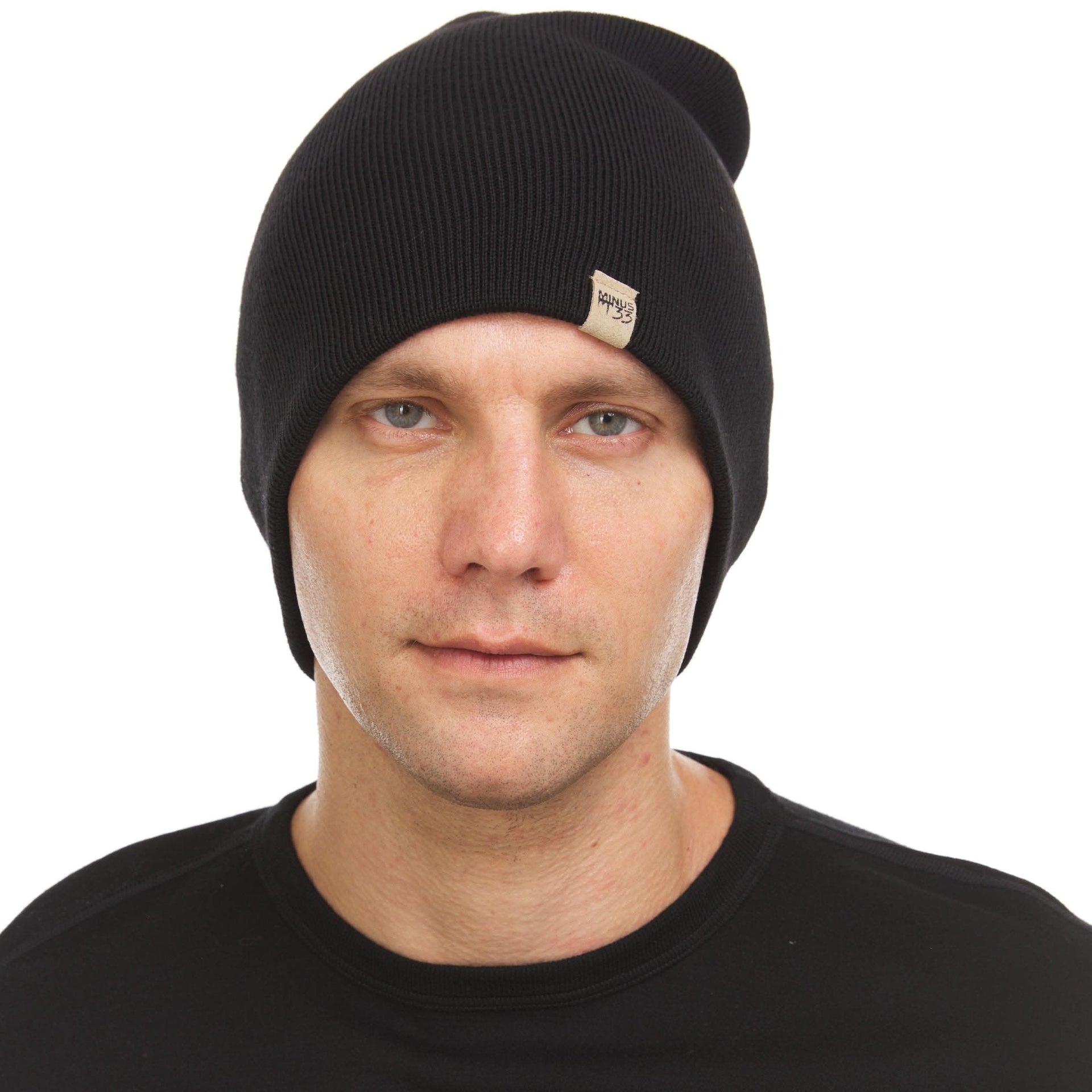 Heavyweight Merino Wool Knit Beanie for Cold Weather