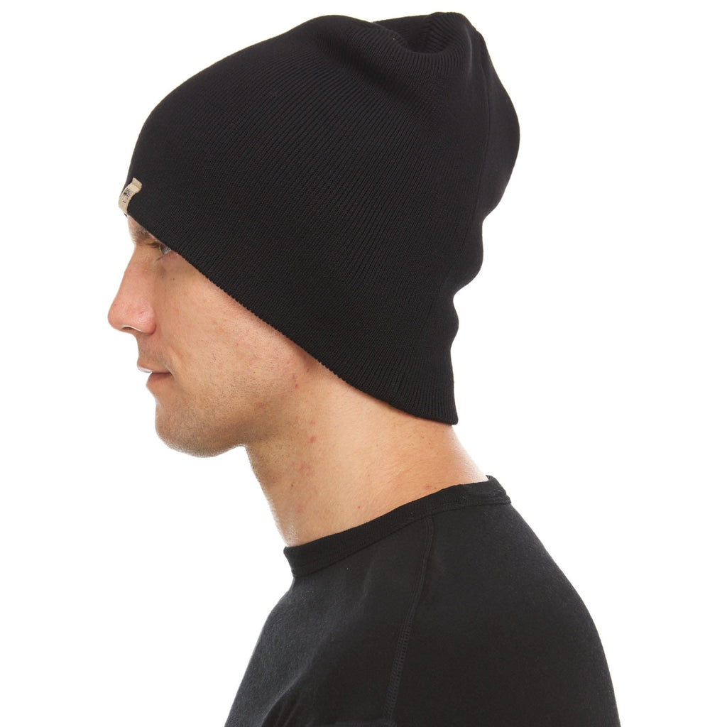Heavyweight Merino Wool Knit Beanie for Cold Weather