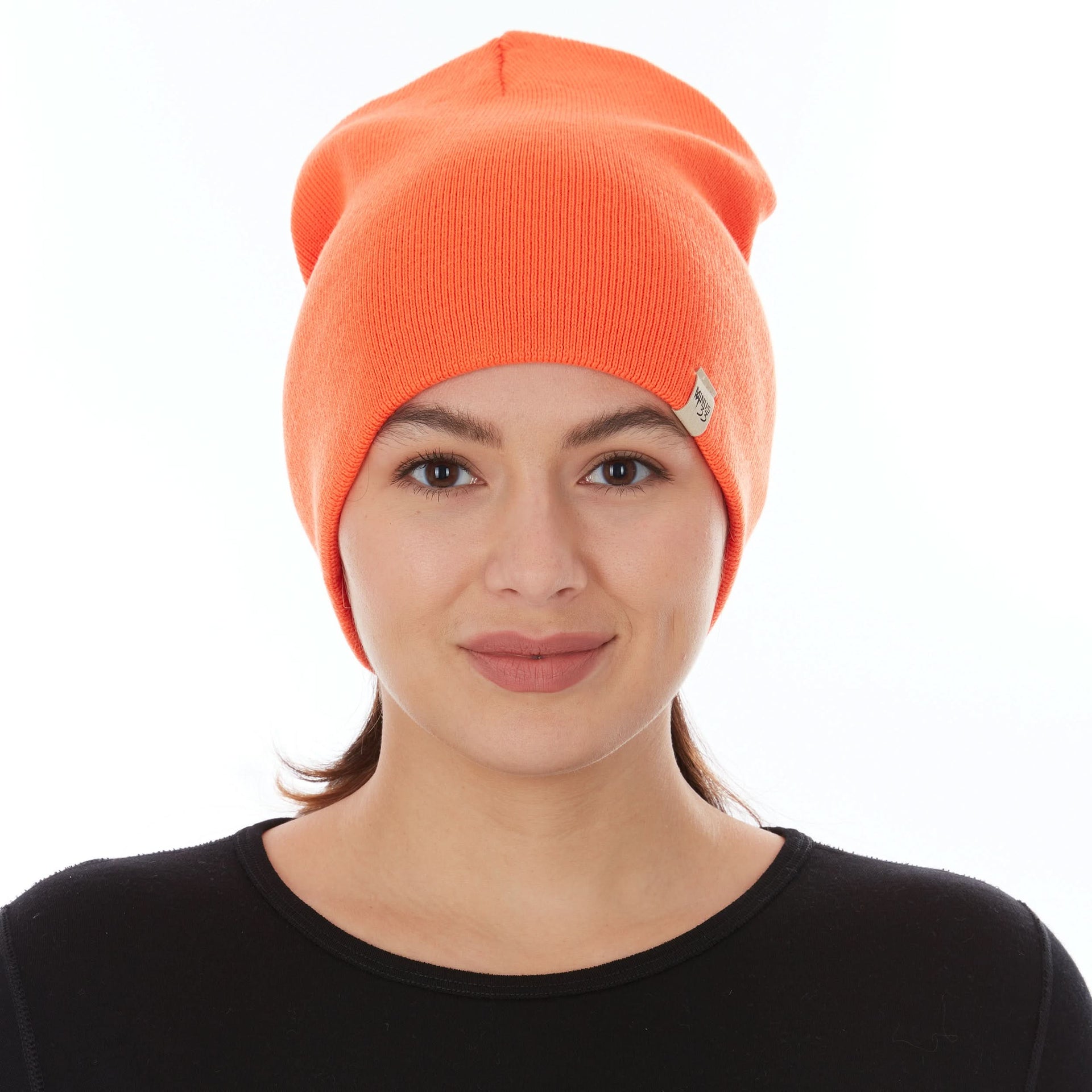 Heavyweight Merino Wool Knit Beanie for Cold Weather