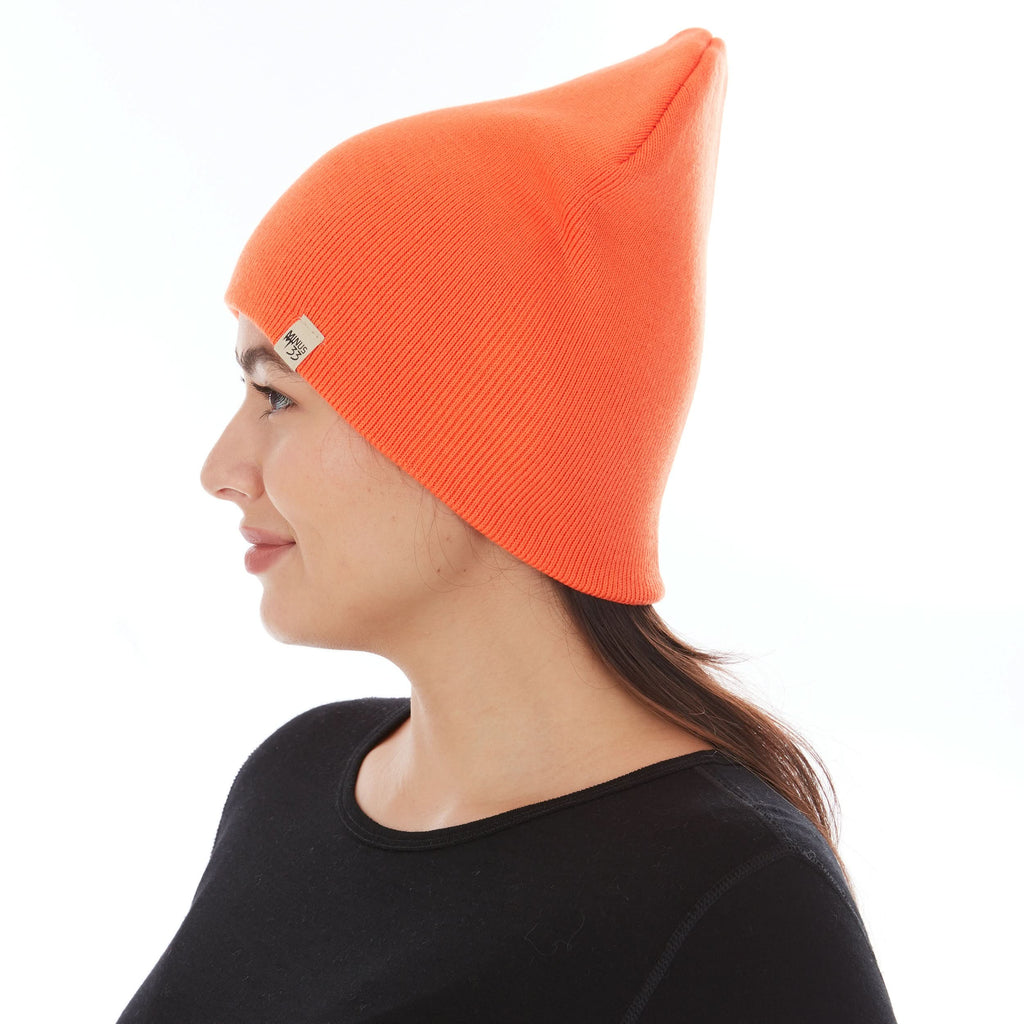 Heavyweight Merino Wool Knit Beanie for Cold Weather