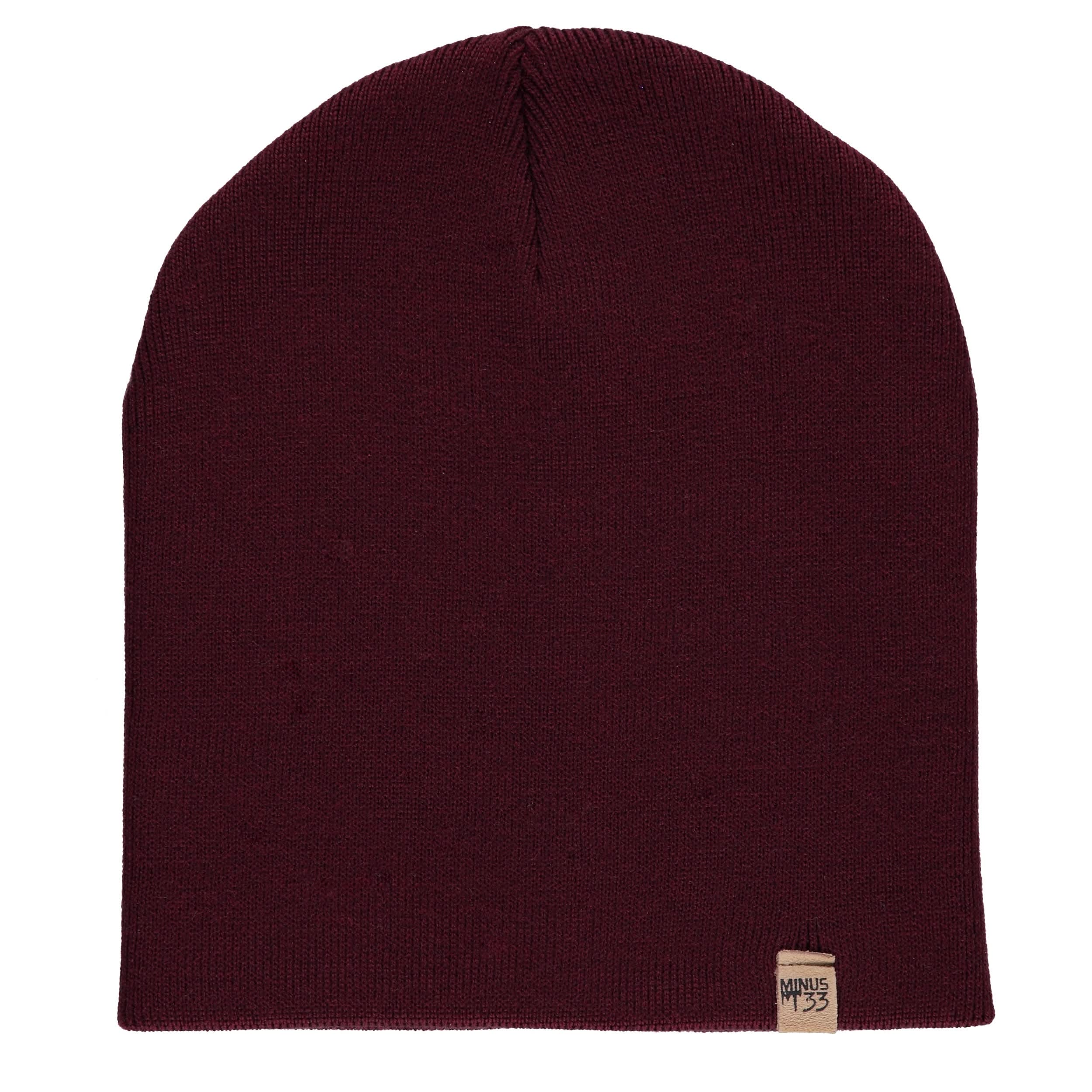 Heavyweight Merino Wool Knit Beanie for Cold Weather