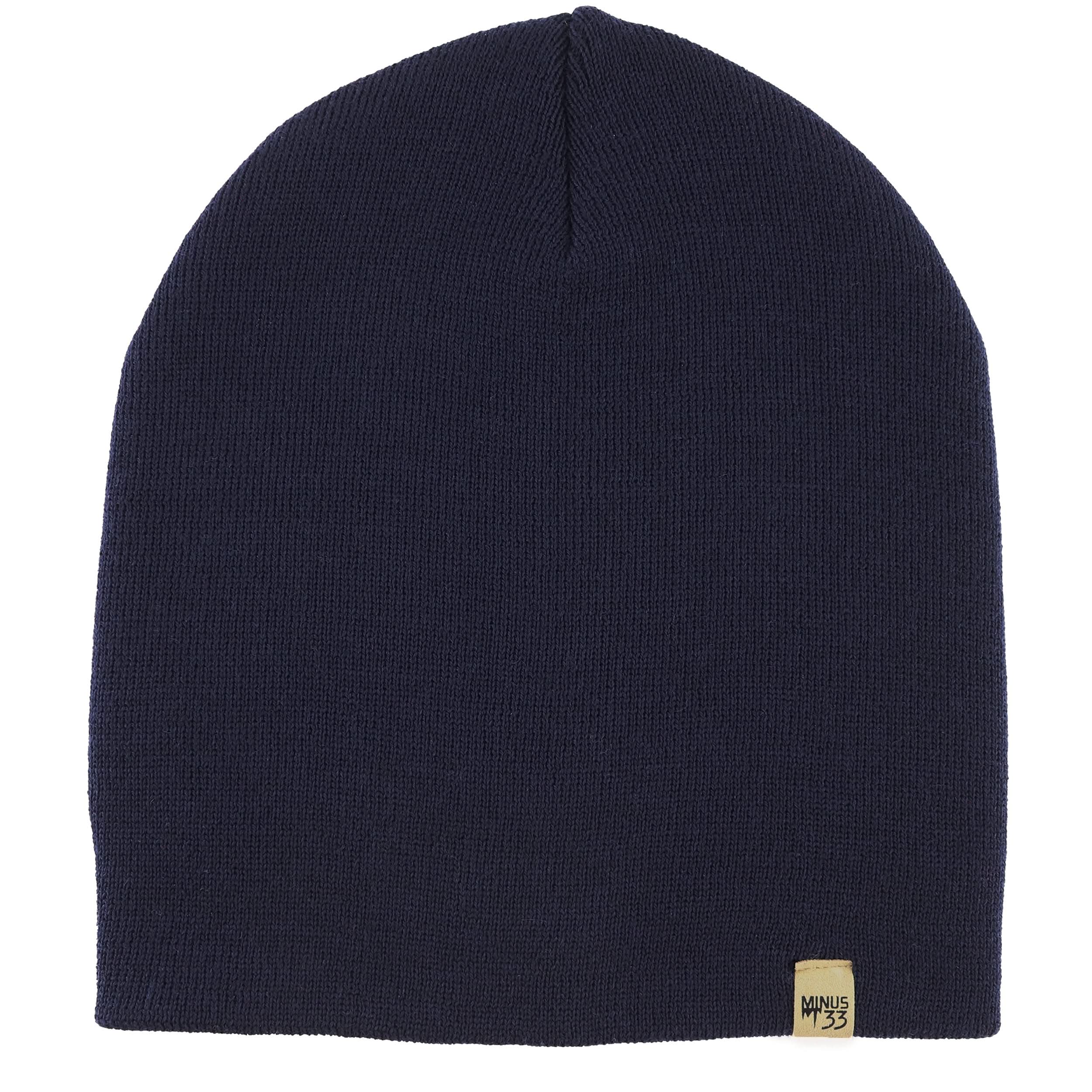 Heavyweight Merino Wool Knit Beanie for Cold Weather
