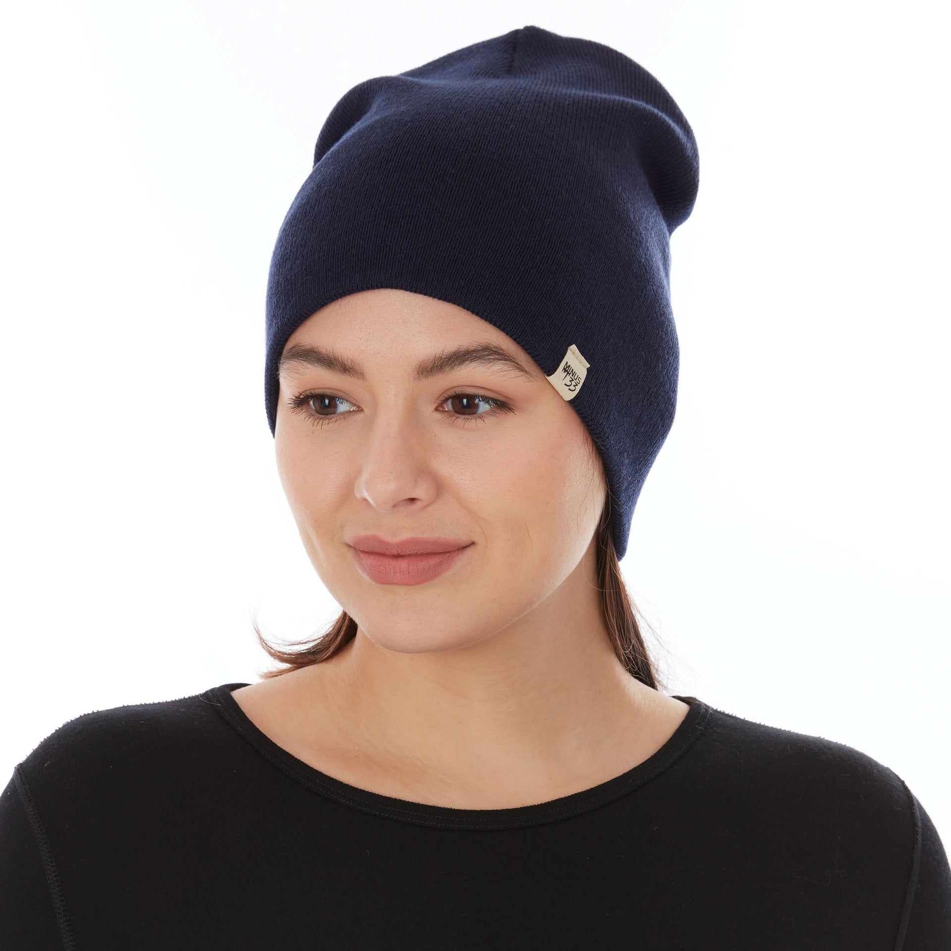 Heavyweight Merino Wool Knit Beanie for Cold Weather