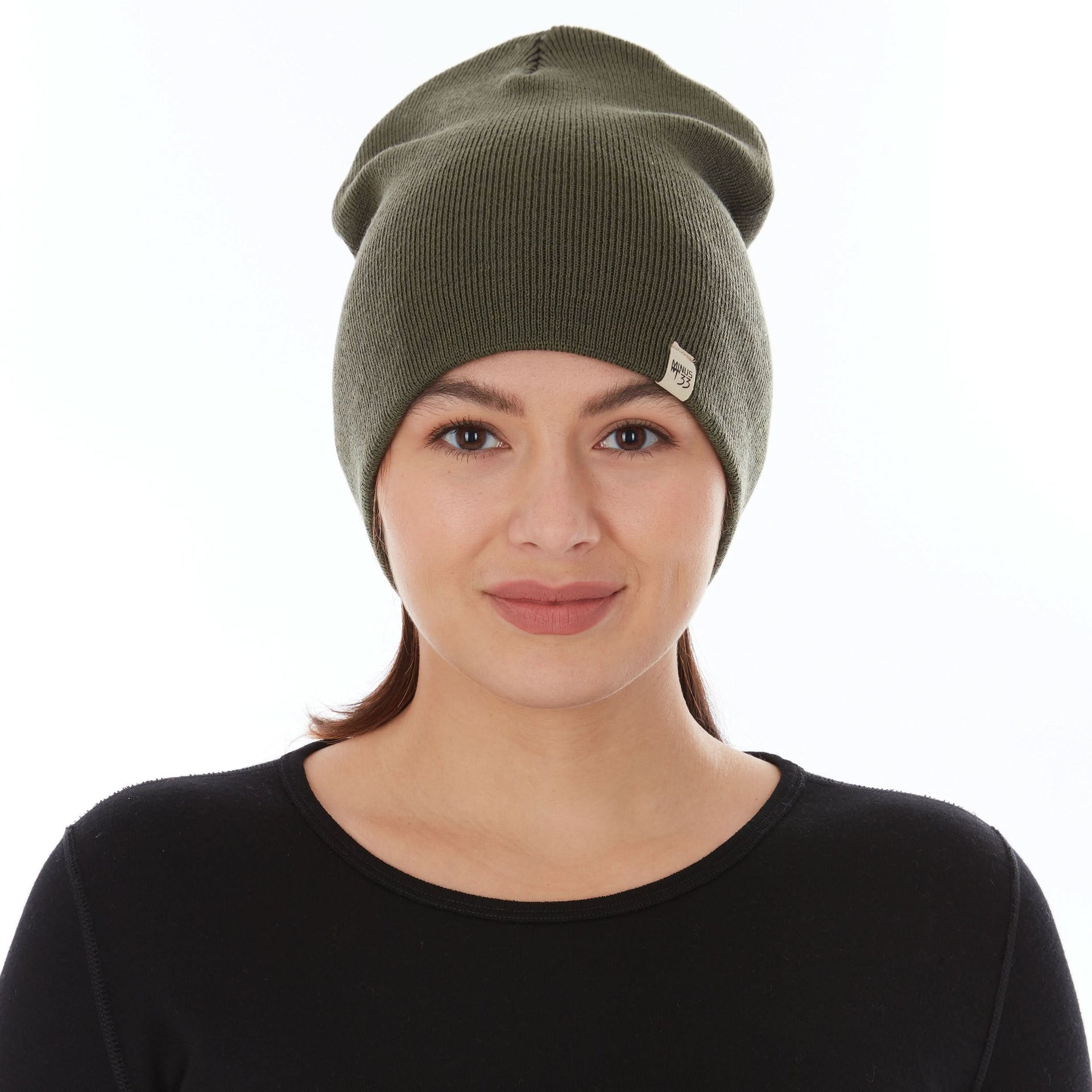 Heavyweight Merino Wool Knit Beanie for Cold Weather