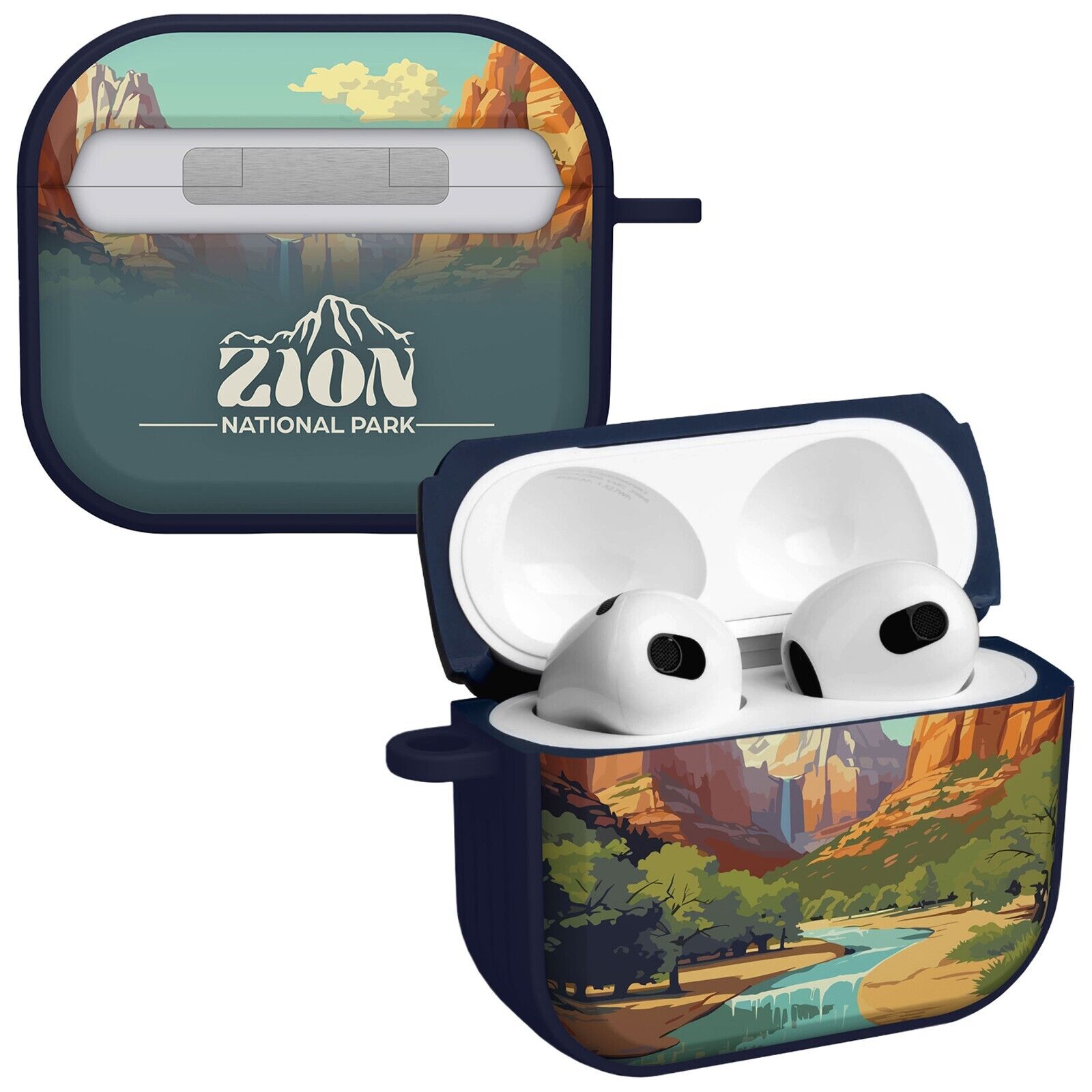 Zion National Park design protective case for Apple Airpods Gen 3