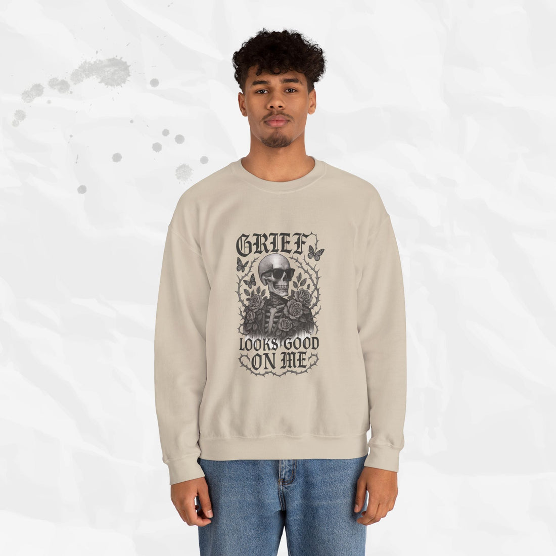 Grief Looks Good on Me - Crewneck Sweatshirt