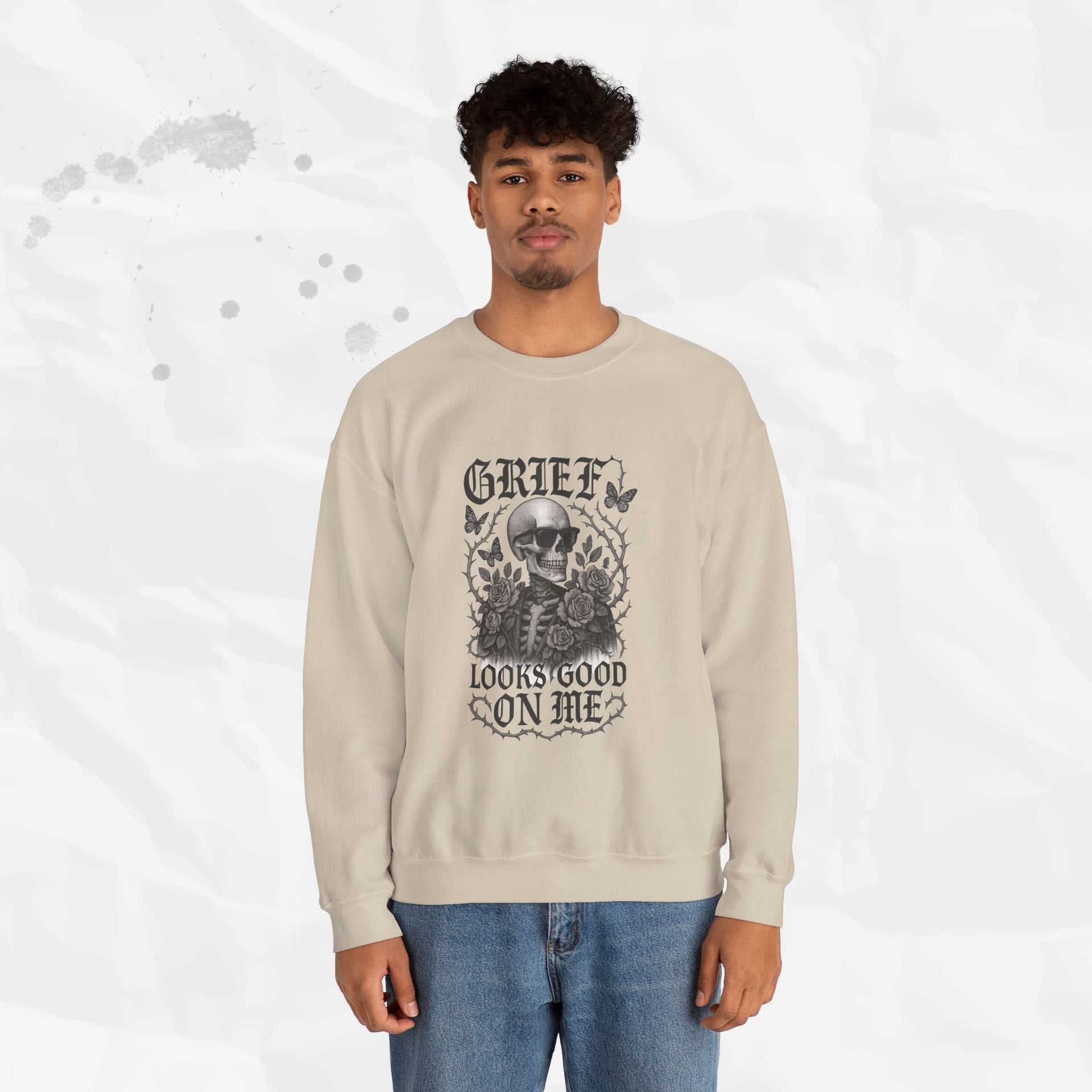 Grief Looks Good on Me - Crewneck Sweatshirt
