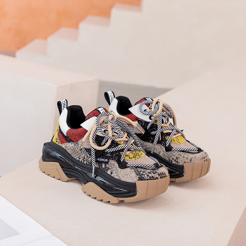 Trendy Harajuku Chunky Platform Sneakers for Women - Image 2