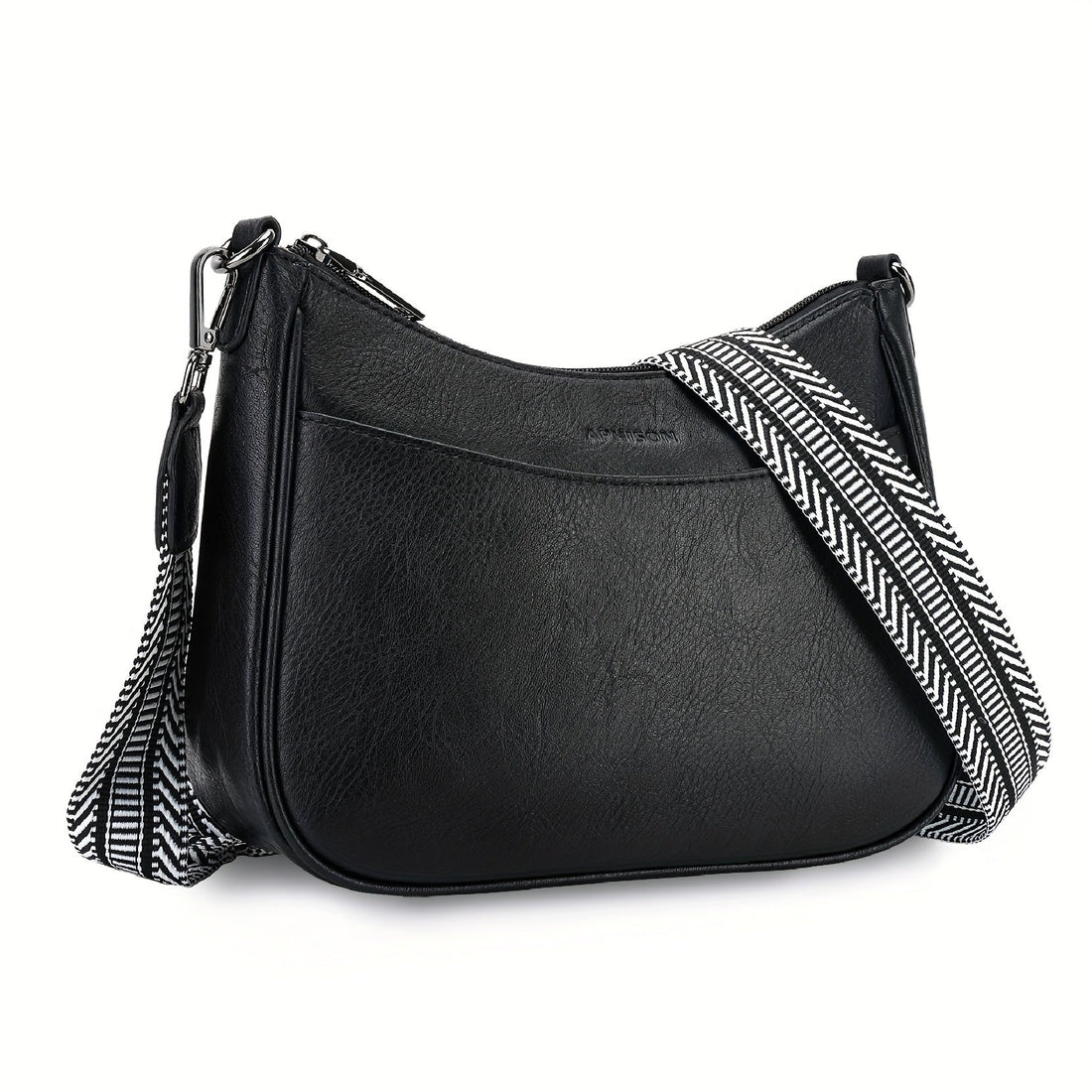 Vintage Crossbody Bag Chic Shoulder Purse Adjustable Strap