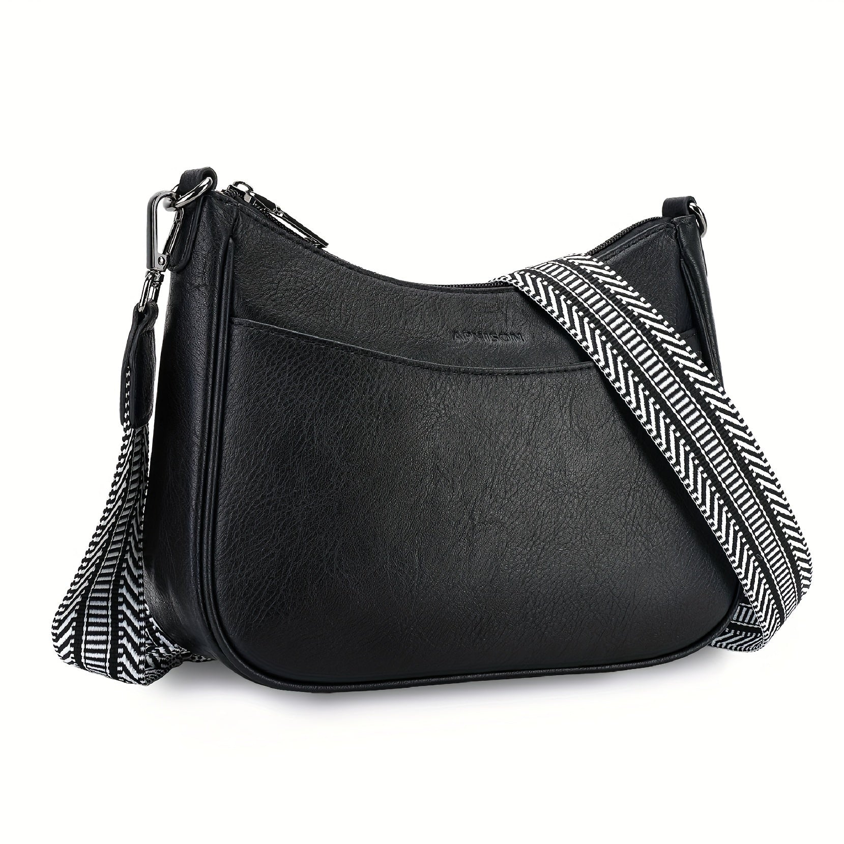 Vintage Crossbody Bag Chic Shoulder Purse Adjustable Strap