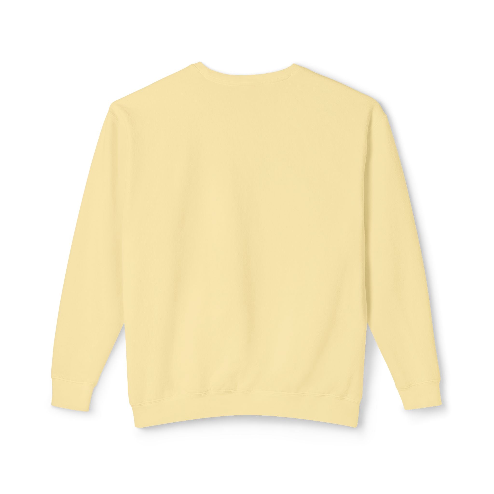 Unisex Lightweight Crewneck Sweatshirt in Charcoal and Cream