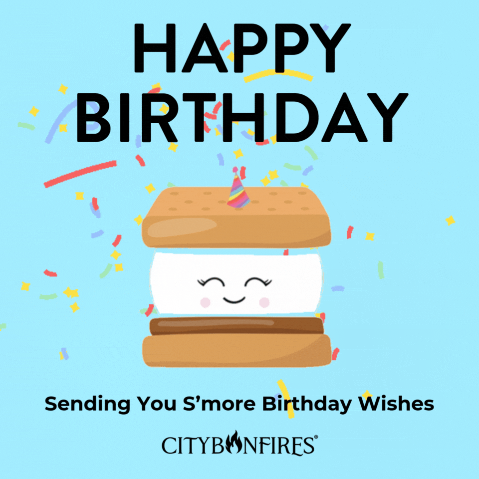 Birthday S'mores Night Pack – Minimalist Metal Fire Pit Kit