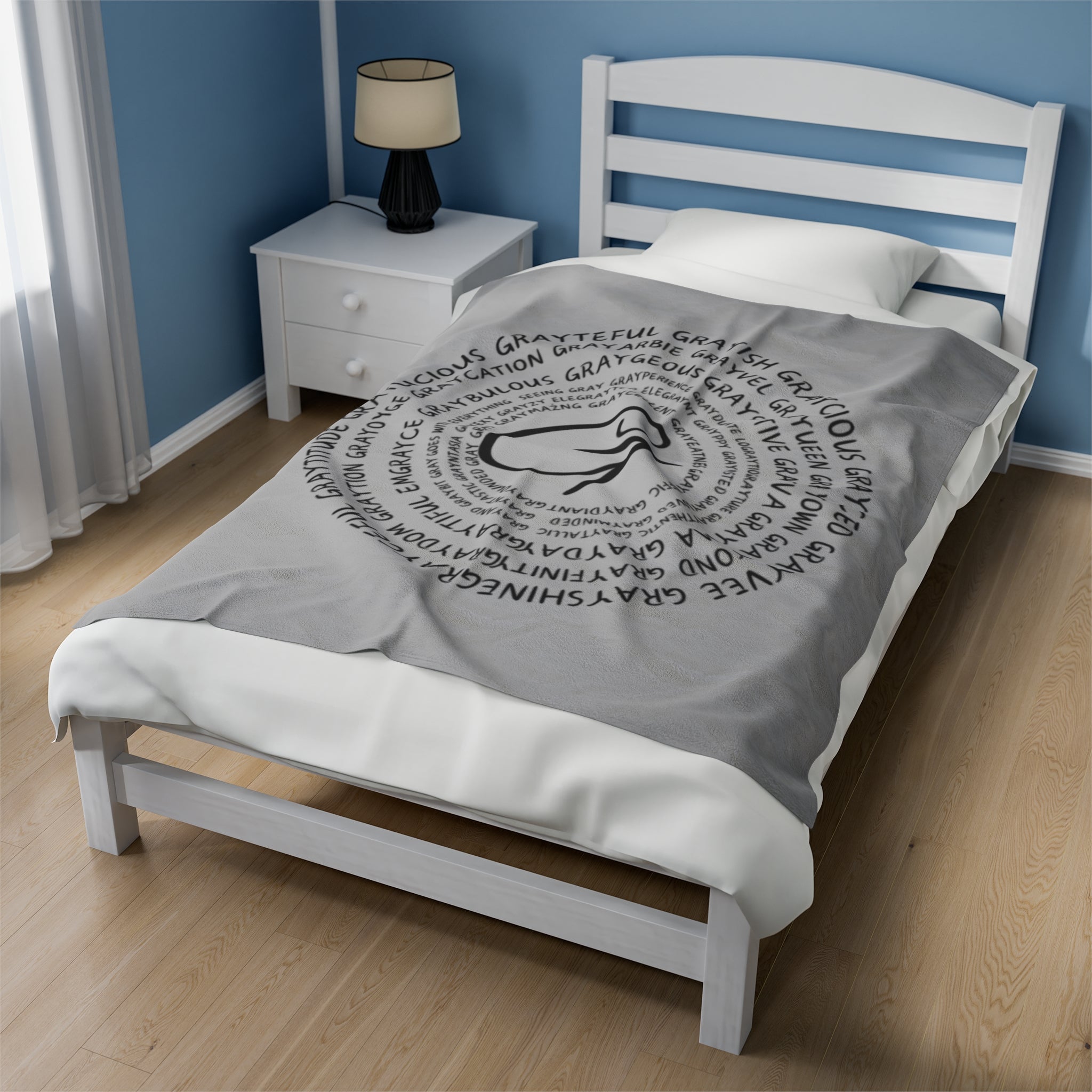 Customizable Plush Velveteen Blanket – Soft Cozy Throw for Home