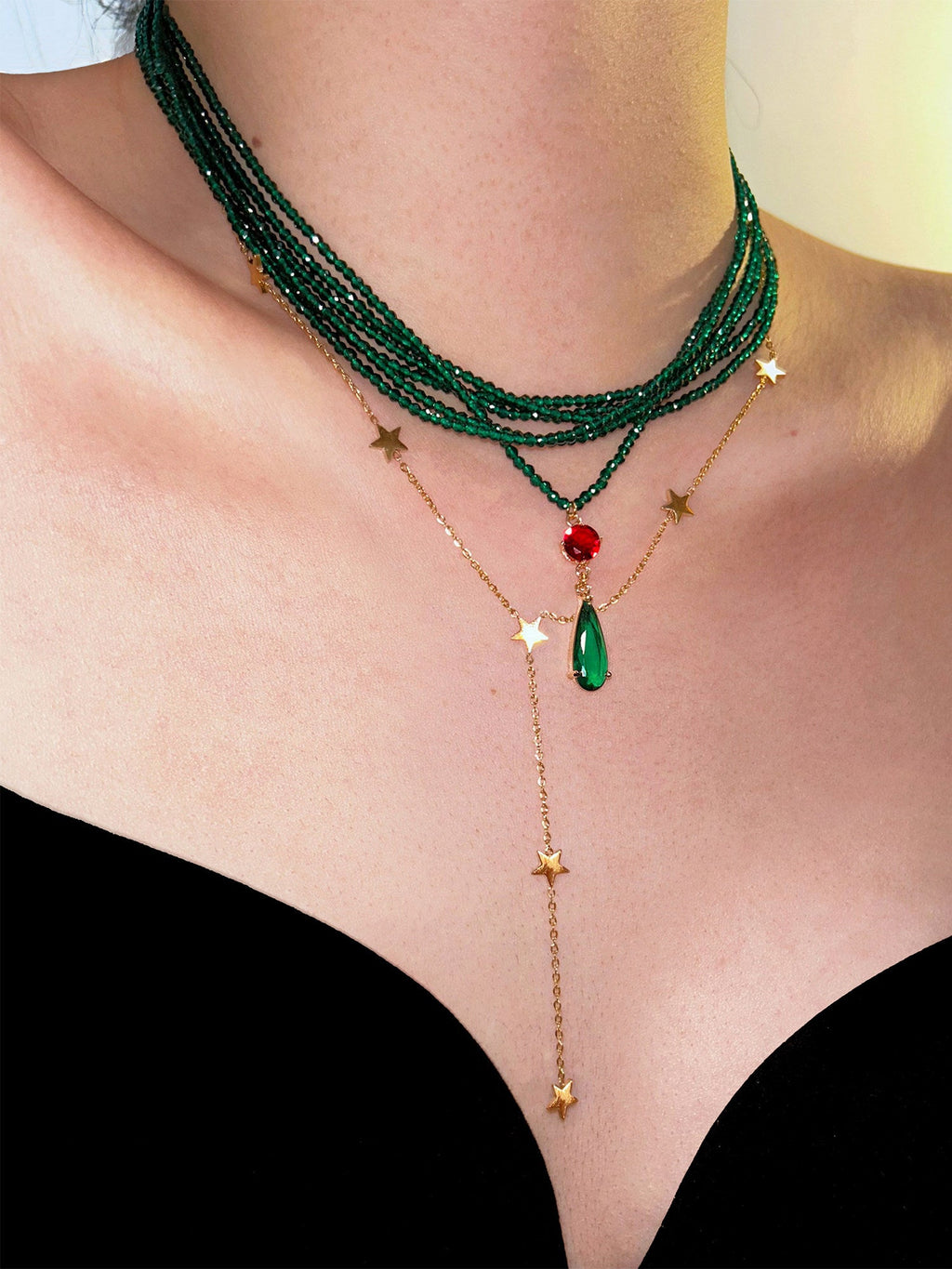 Niche, High-end Choker Layered Necklace