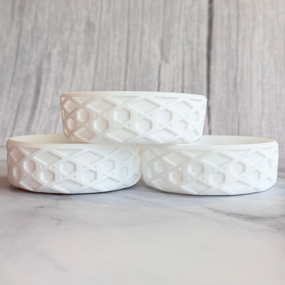 White 3.25” Waffle Shorty Boot
