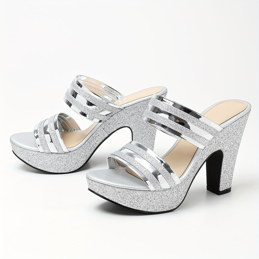 Elegant Comfort  Style Chunky Heel