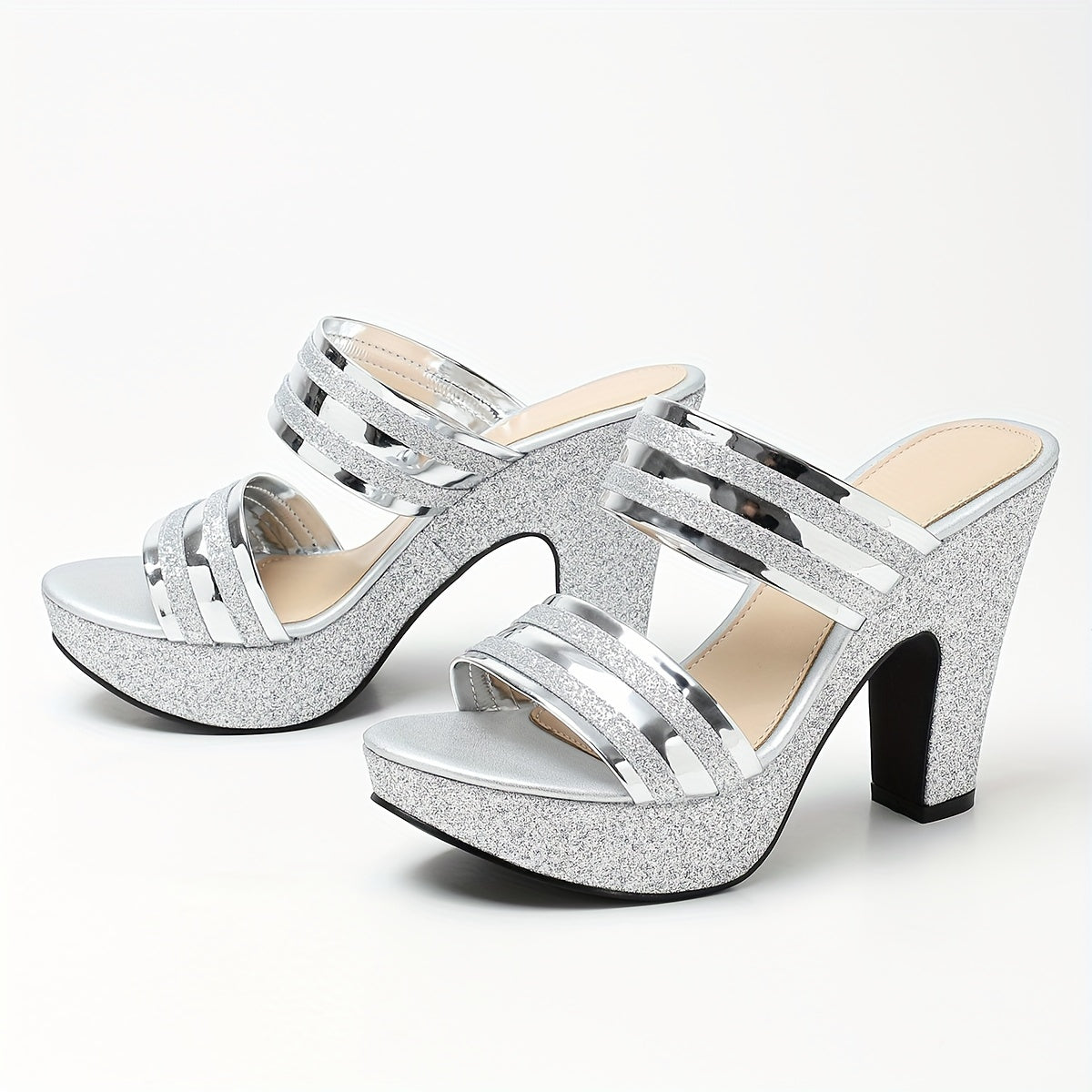 Elegant Comfort  Style Chunky Heel