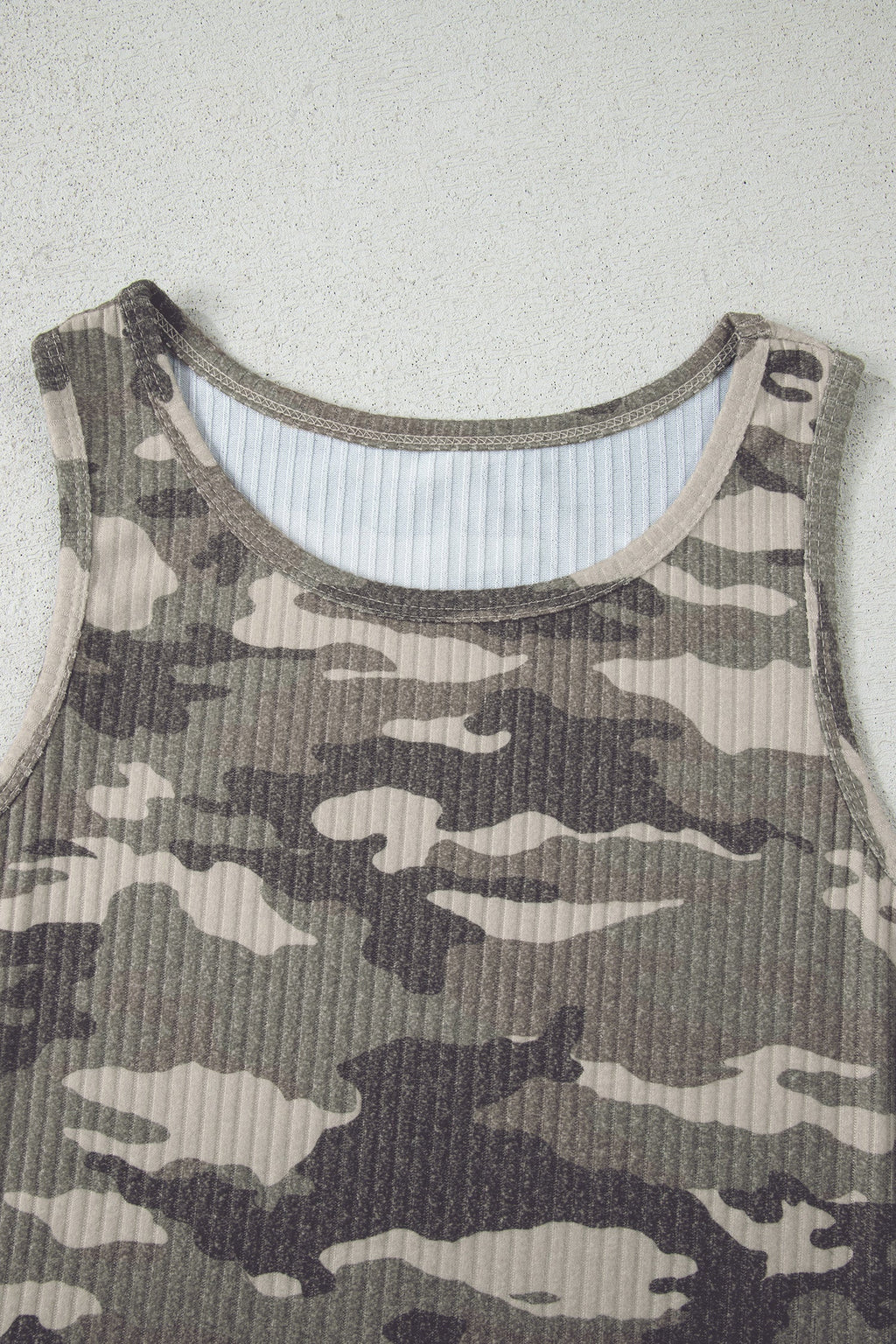 Wrenley Ribbed Knit Tank Top - Versatile Sleeveless Basic