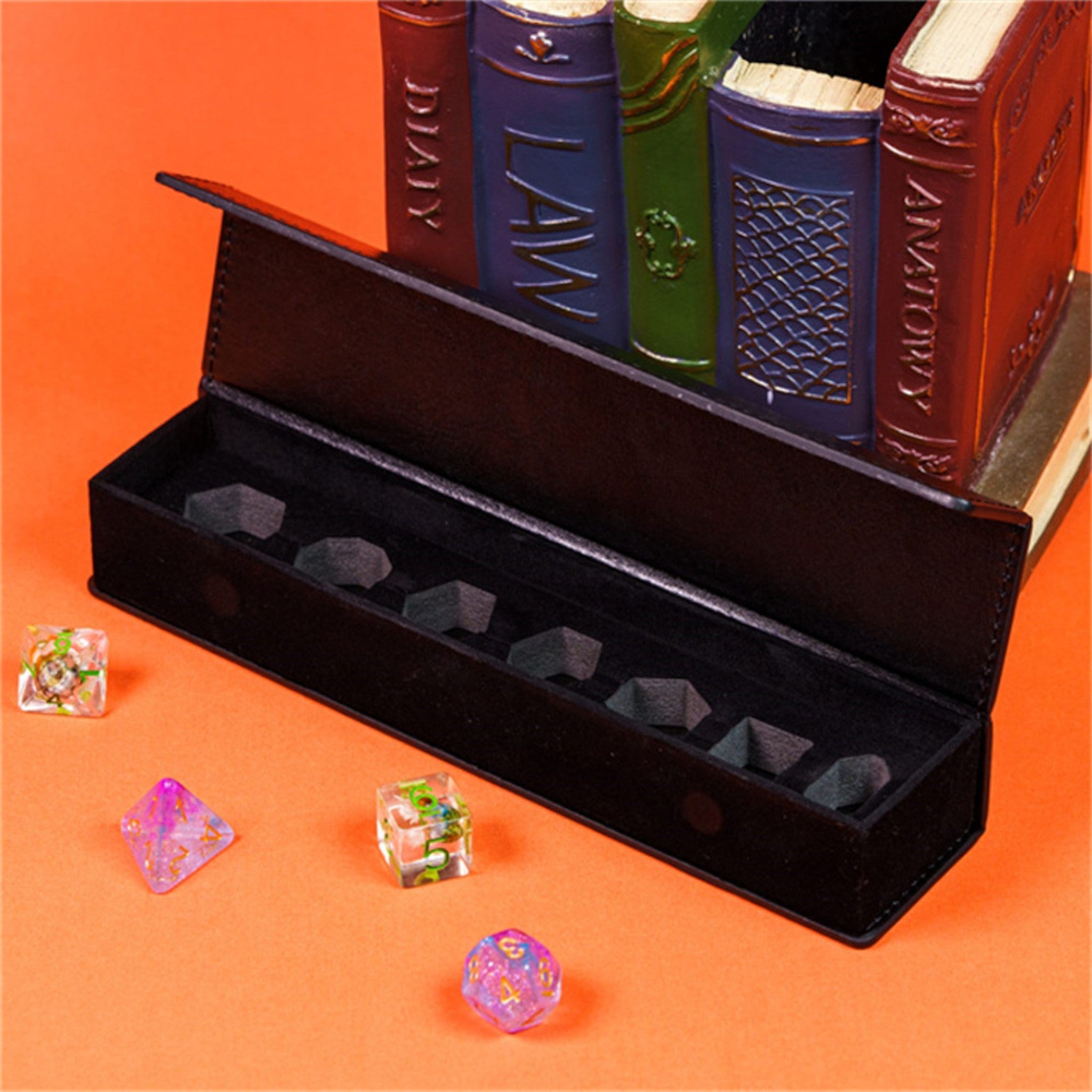 Investigator Faux Leather Dice Vault