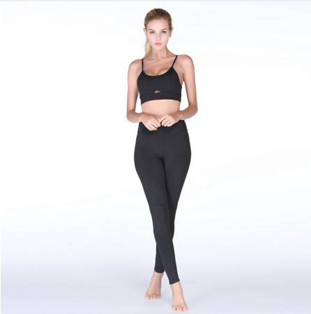 Sexy Sports Yoga Set - Quick-Dry Fitness Outfit (2 Pieces)