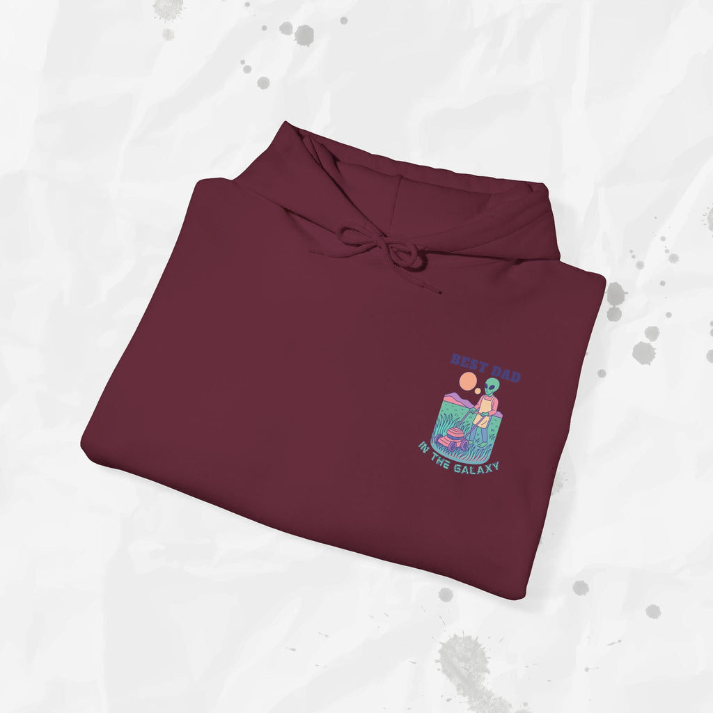 Best Dad in the Galaxy – Hoodie (Pocket Print)
