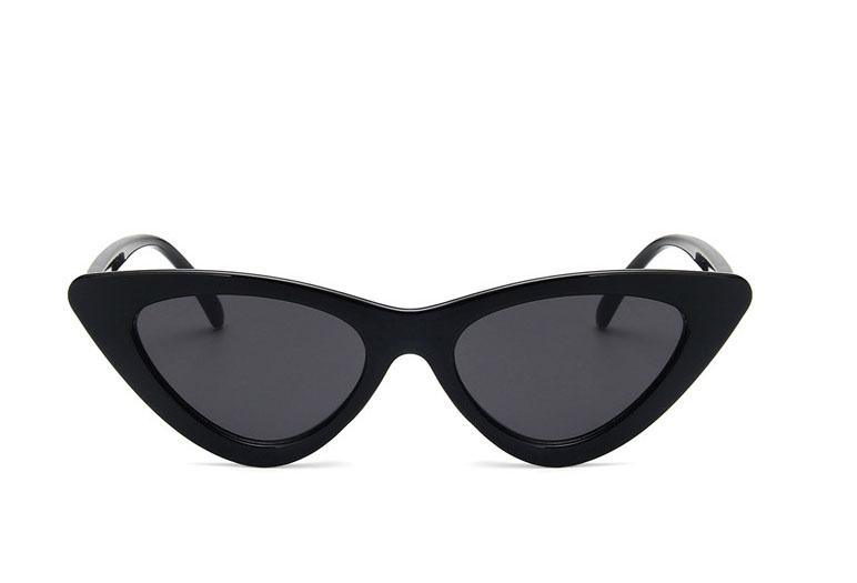 Retro Cat Eye Triangle Sunglasses with UV400 Protection