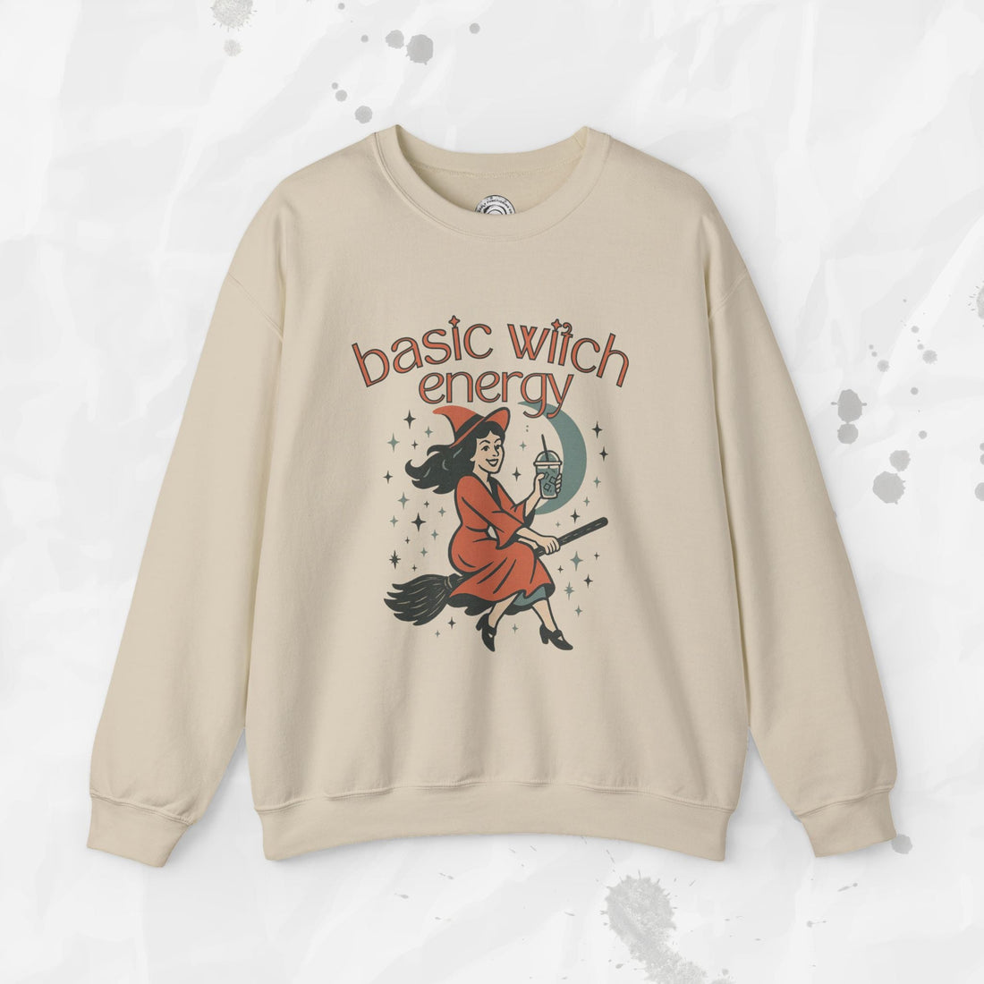 Basic Witch Energy - Crewneck Sweatshirt