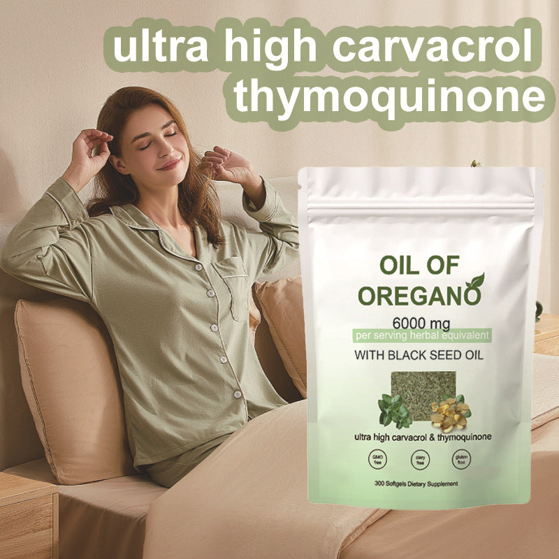 Oregano Oil 300 Softgels Health Supplement