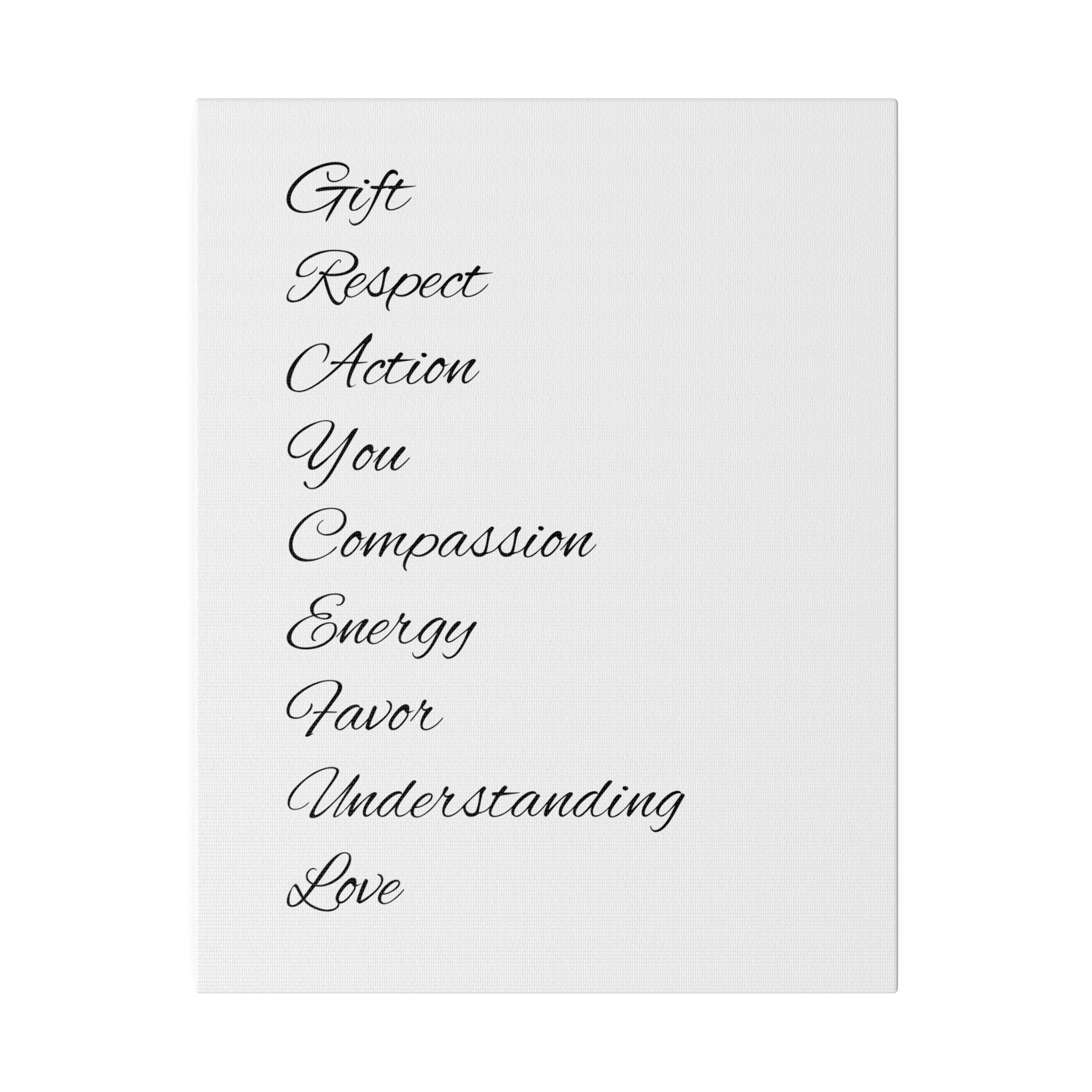 Minimalist Matte Canvas Wall Art, Stretched Black and White Decor