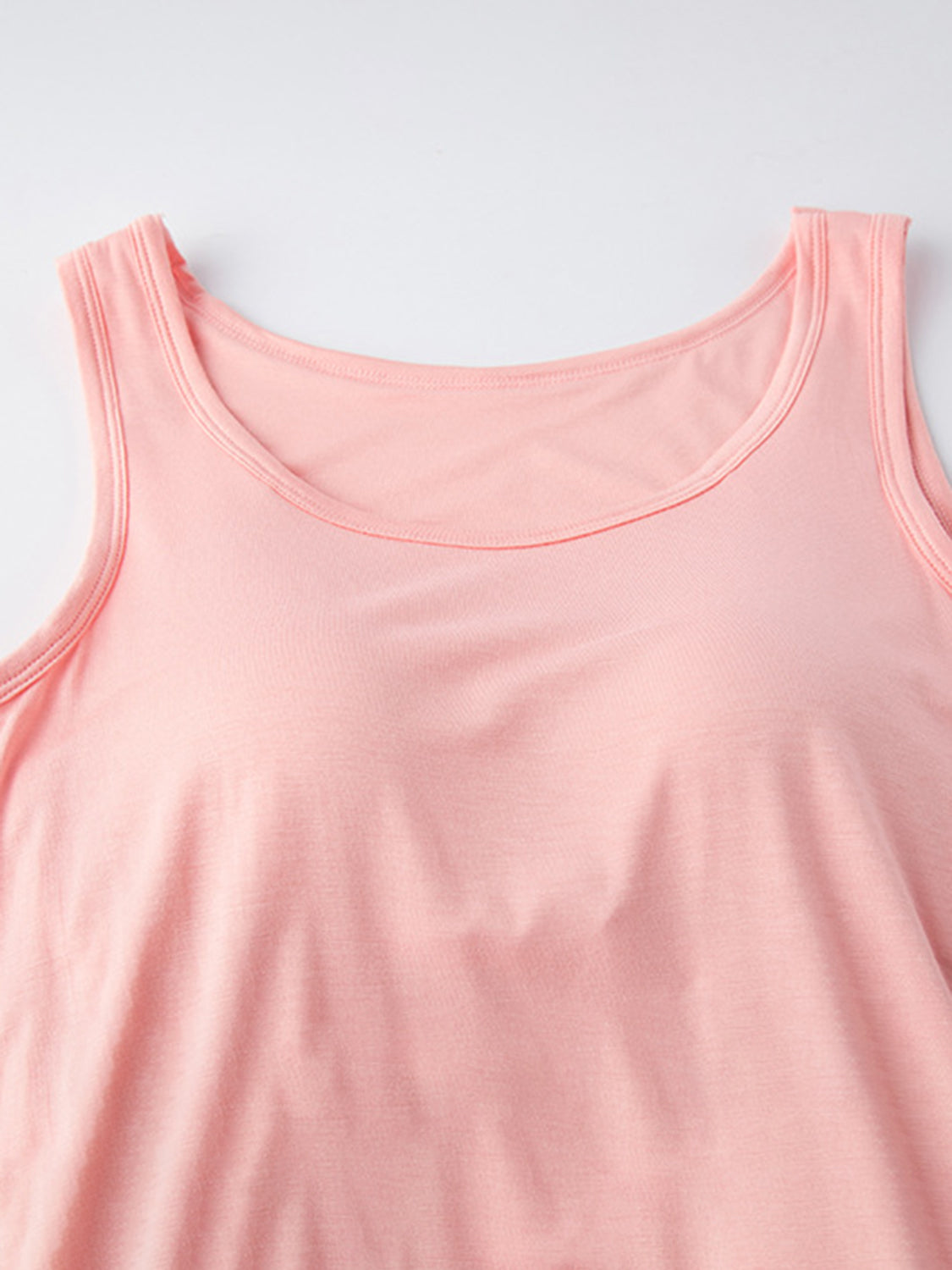 Minimalist Sleeveless Mini Dress with Built-In Bra Support
