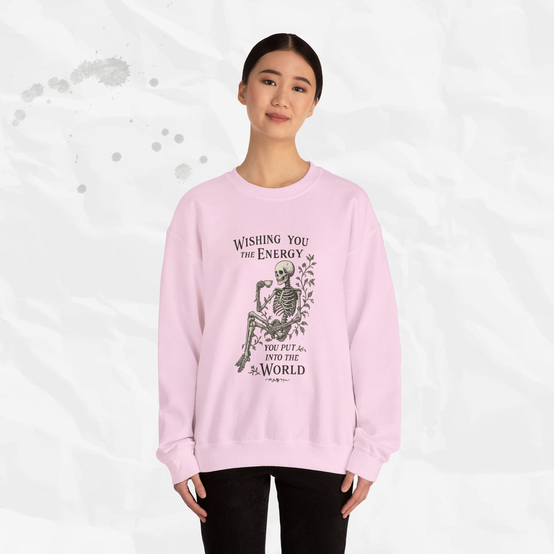 Wishing You the Energy Graphic Crewneck Sweatshirt - Image 14