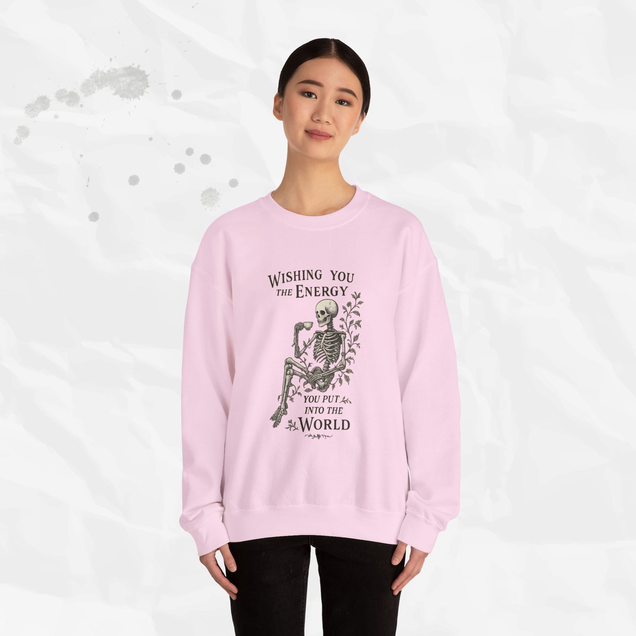 Wishing You the Energy Graphic Crewneck Sweatshirt - Image 14
