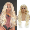 Pisenor 13x6 613 Lace Front Wig Human Hair Body Wave Lace Frontal Wigs Human Hair HD 180% Density Transparent With Baby Hair Natural Hairline Pre Plucked Lace Front wigs Human Hair (26 inch)