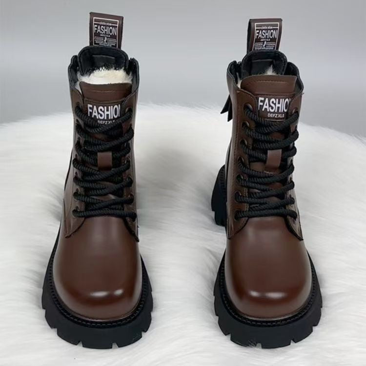 Women’s Padded Insulated Winter Boots – Stylish Thick Sole Snow Boots