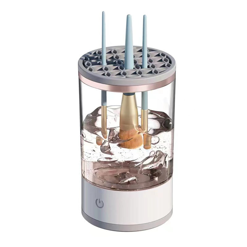 Portable Electric Makeup Brush Cleaner Machine - USB Rechargeable