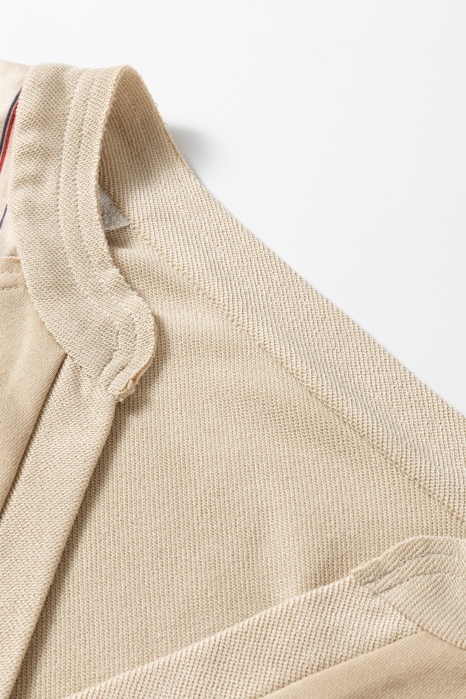 Raglan Stripe Notch-Neck Knit Jumper | Cotton Blend