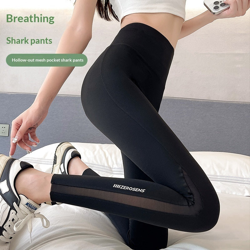Tummy-Control Shapewear Leggings – High-Stretch Cropped Pants
