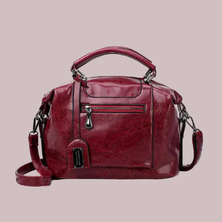 Leather Handbag for Women - Soft Tote and Crossbody Bag