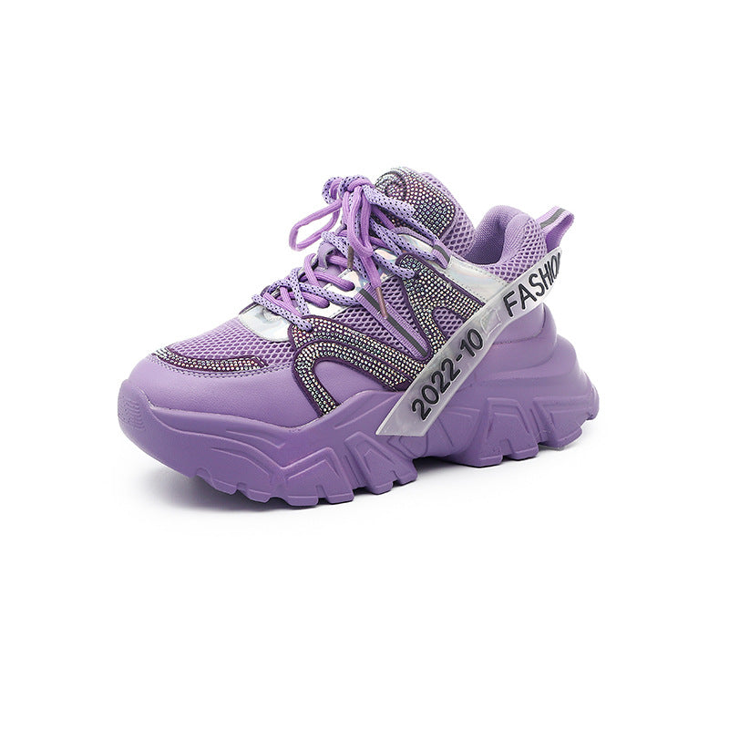 Women's Platform Chunky Sneakers for Harajuku Style & Height - Image 2