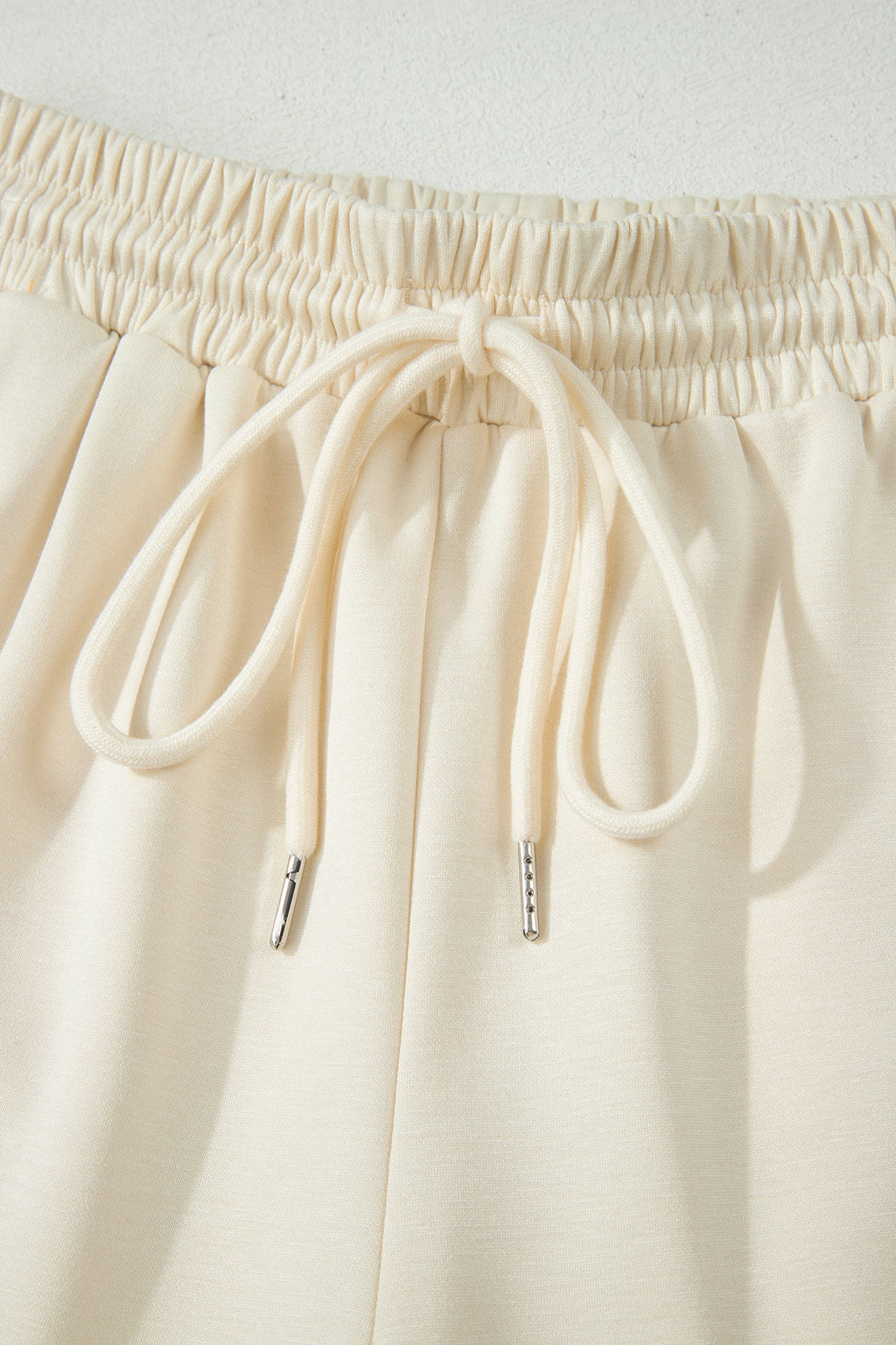 Ocean Half Zip Polo Tee and Shorts Set - Sporty Knit Summer Co-ord