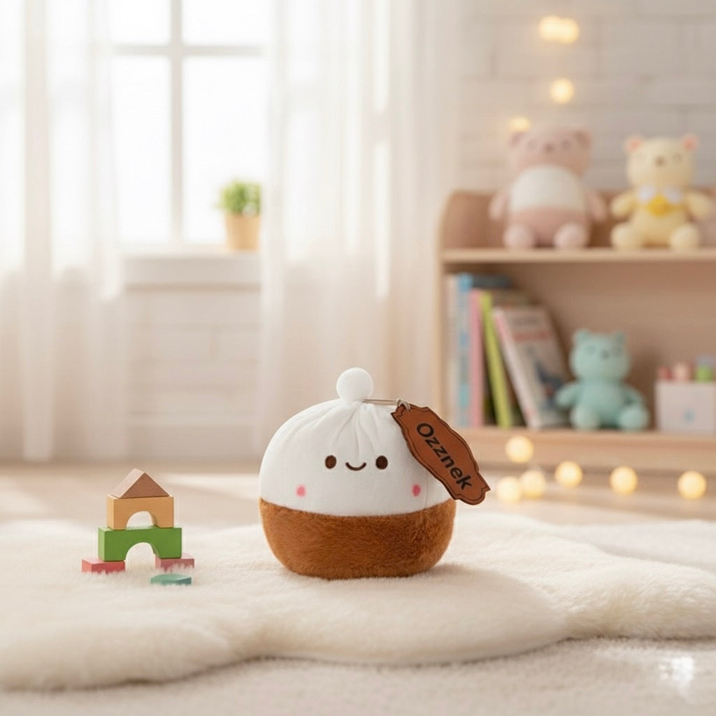 Kawaii Stuffed xiǎo lóng bāo Dumpling Plushie |Cute Gift Plush Toy for Kids