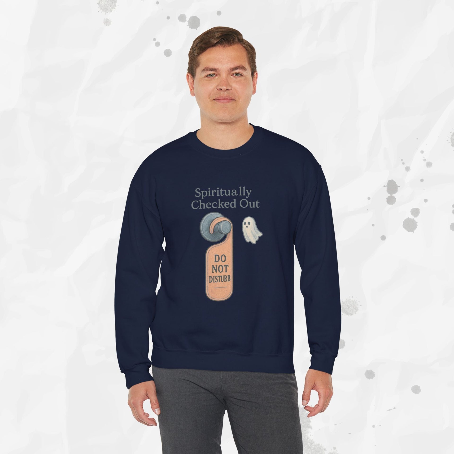 Spiritually Checked Out - Crewneck Sweatshirt