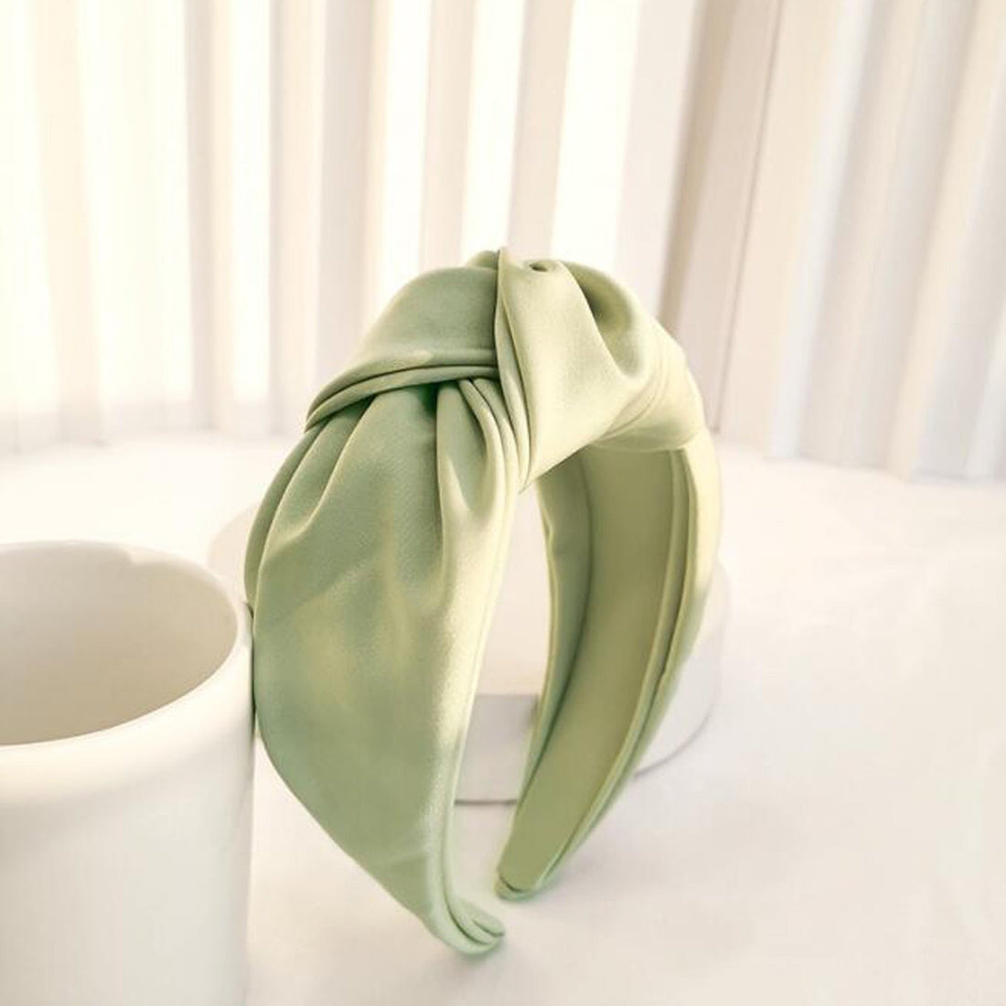 Wide Solid Color Knot Headband for Women - Stylish Hair Accessory - Image 17