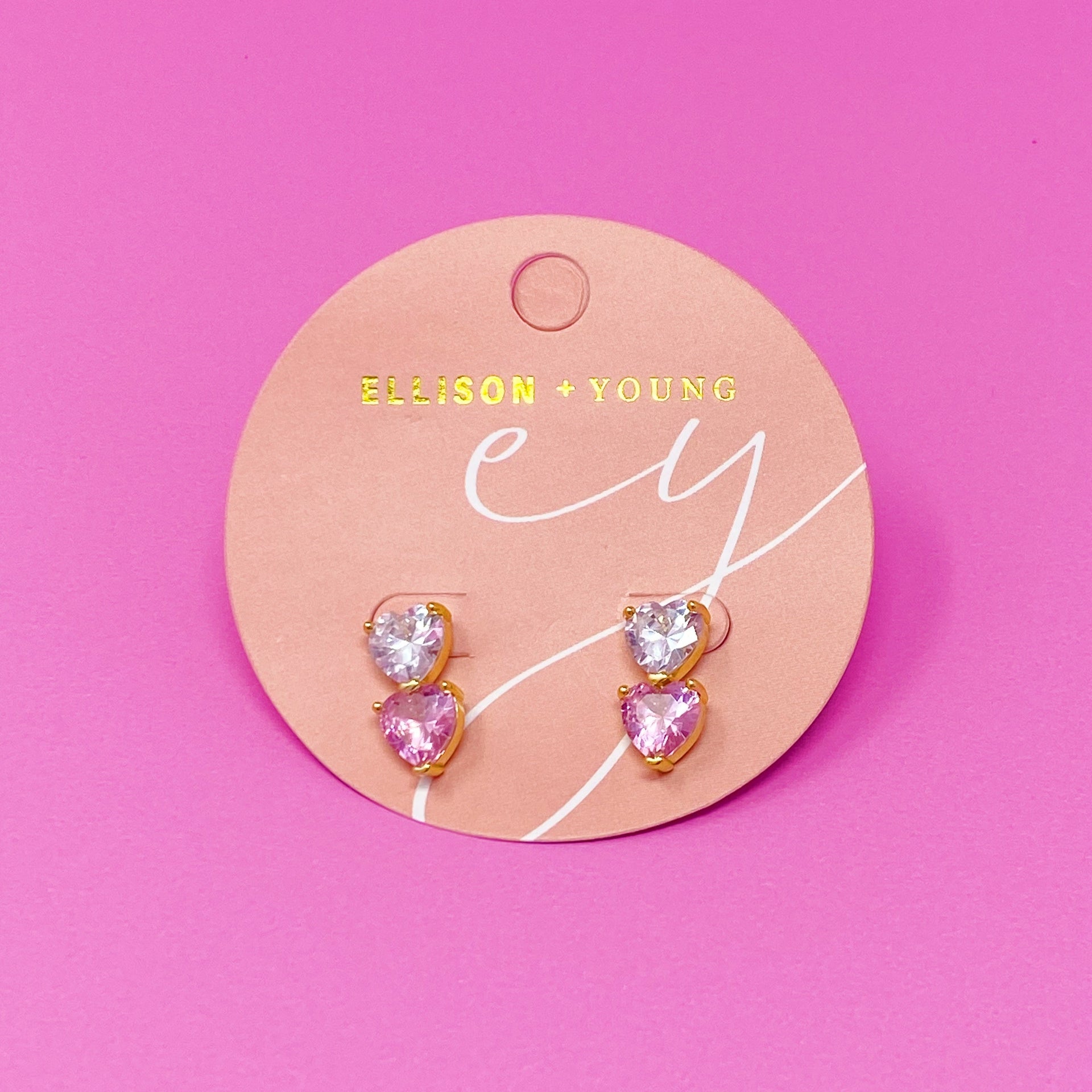 Two Colors Of Love Earrings