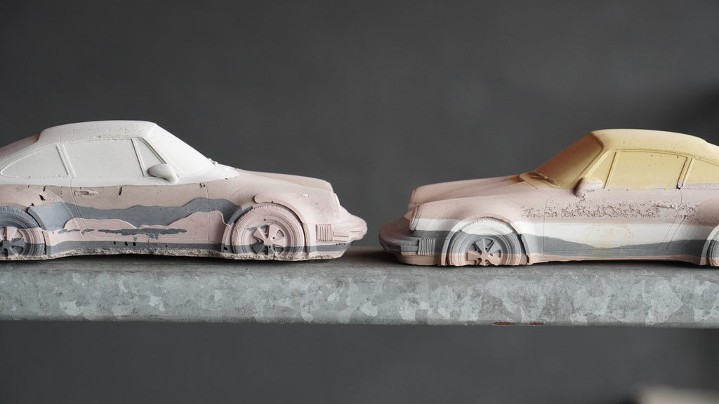 Mystery Multilayer 930 Turbo Concrete Automotive Sculpture