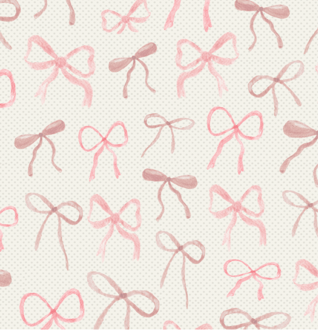 Persephone Whimsical Romantic Wallpaper in Pink and White